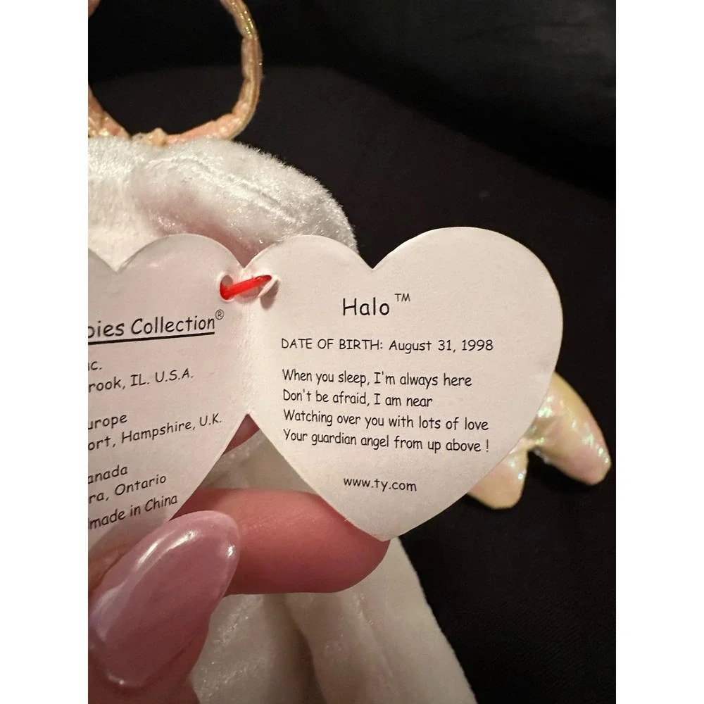 RARE Halo 1998‎ beanie baby